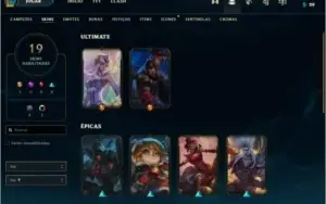 conta league of legends d2 70 pdl