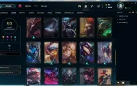 Conta Prata 2 Com 99 campeões e 50 skins