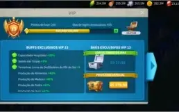 Conta Rise Of Kingdoms 66 milhões de poder e VIP 13