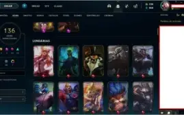 Conta Diamante 1 - 136 SKINS, faltando 4 champs (MMR ALTO)
