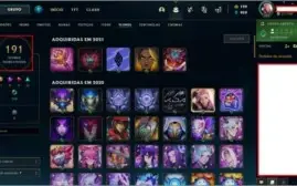 Conta Diamante 1 - 136 SKINS, faltando 4 champs (MMR ALTO)