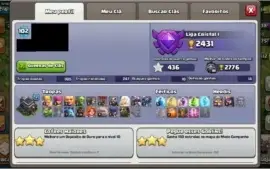 Clash of Clans CV9 - Conta muito boa