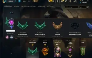 Esmeralda 2 com TODOS os Champs e 343 Skins (JG / MID / ADC)