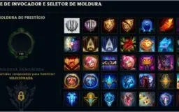 Conta league of legends com todos os campeões, 180 skins