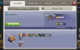 clash of clans cv 10 semi full