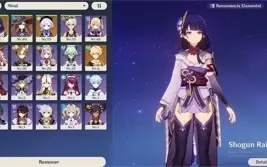 GENSHIN IMPACT -NA- PC & MOBILE -AR 20-RAIDEN, KEQING +12 4⭐