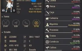 Conta bdo 665 gs 2 carracas 2 lendários e pots infinitas.