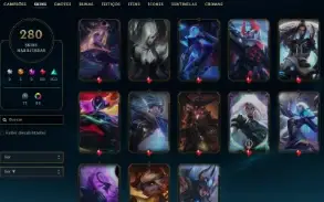 Conta com Lux Prestigio +280 skins
