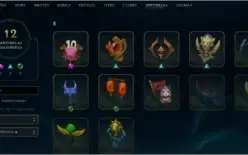 conta antiga de lol 55 skin, 121 campeão