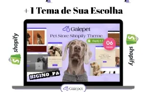 Tema Shopify Galepet - Pet Story + Atualizações e Bônus