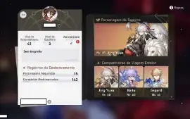 Jing + Arma., Bailu e Gepard+8.5k jades - Honkai Star Rail