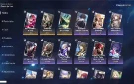 Jing + Arma., Bailu e Gepard+8.5k jades - Honkai Star Rail