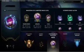 CONTA LOL (GOLD 1)