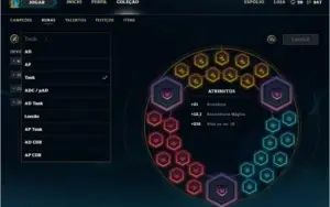 Conta com borda platina e muitas skins!