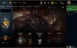 CONTA LOL SMURF PRATA 1 / LVL 39
