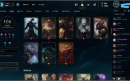 Conta LOL, Várias Skins.