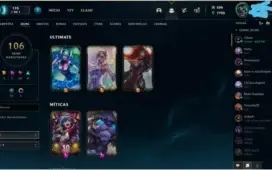 Conta LOL, Várias Skins.