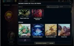 Conta Lol Platina V