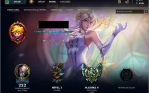 Conta Lol Platina V