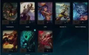 CONTA LEAGUE OF LEGENDS PLATINA 3 SMURF