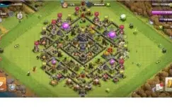 CLASH OF CLANS CONTA CV9 RUSHADA