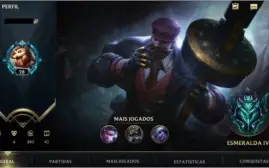 CONTA LOL WILD RIFT ESMERALDA IV