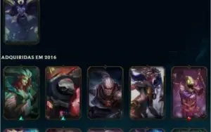 Conta League Of Legends (Bronze I - Level 116 - 98 Skins)