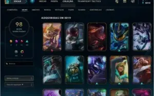 Conta League Of Legends (Bronze I - Level 116 - 98 Skins)