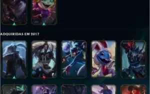 Conta League Of Legends (Bronze I - Level 116 - 98 Skins)