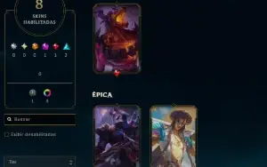 Conta Smurf Plat4 8 Skins