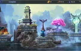 Conta Mir4 Arqueira level 70 / 80k Poder / Pet épico / SA73