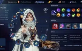 Conta Mir4 Arqueira level 70 / 80k Poder / Pet épico / SA73
