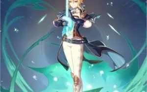 Contas Genshin Impact AR 5 com Jean