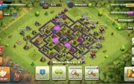 CONTA CLASH OF CLANS CV8 FULL COM 500 DE GEMAS