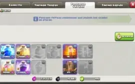 CONTA CLASH OF CLANS CV8 FULL COM 500 DE GEMAS