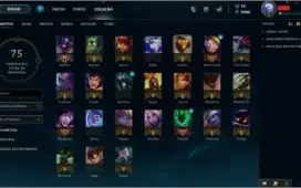 Conta Unranked LVL(30) /4 SKIN/ 3 FRAGMENTO DE SKIN LENDÁRIA