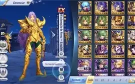SAINT SEIYA AWAKENING - COM GEMAS AVANÇADAS E LIVROS