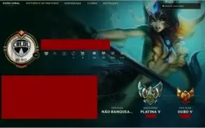 Conta Platina V (93 champs e 63 skins)