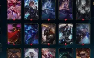 Conta LOL Platina 4, com mais de 300 skins!
