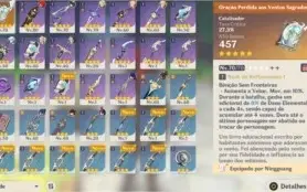 Venti,Shogun Raiden,yoimiya e + AR48. Leia a descrição!