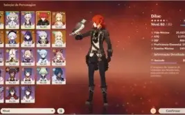 Venti,Shogun Raiden,yoimiya e + AR48. Leia a descrição!