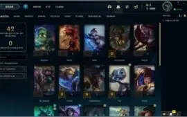Conta smurf platina 4 adc
