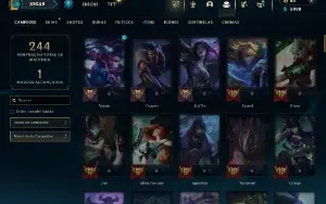 CONTA LOL - LVL 135 - 101 Champions - 56 Skins - FULL ACESSO