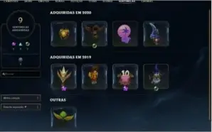 Conta nível 84 com 15 skin