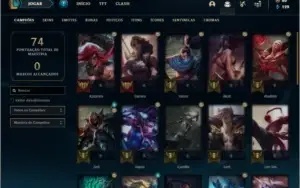 Conta diamante 1 baratinha com 2 skins e 33 champs