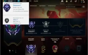 Conta diamante 1 baratinha com 2 skins e 33 champs