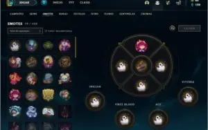 Conta diamante 1 baratinha com 2 skins e 33 champs