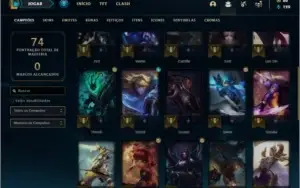 Conta diamante 1 baratinha com 2 skins e 33 champs