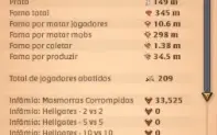 Conta Albion Machado 345M Fama / 150M Prata + Coletas T7/T8