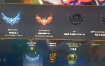 League Of Legends 178 Skins Elo Prata/Bronze